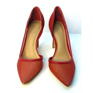 I.N.C. International Concepts Women's Kenjay d'Orsay Pumps Heels Red Size 6M NWT